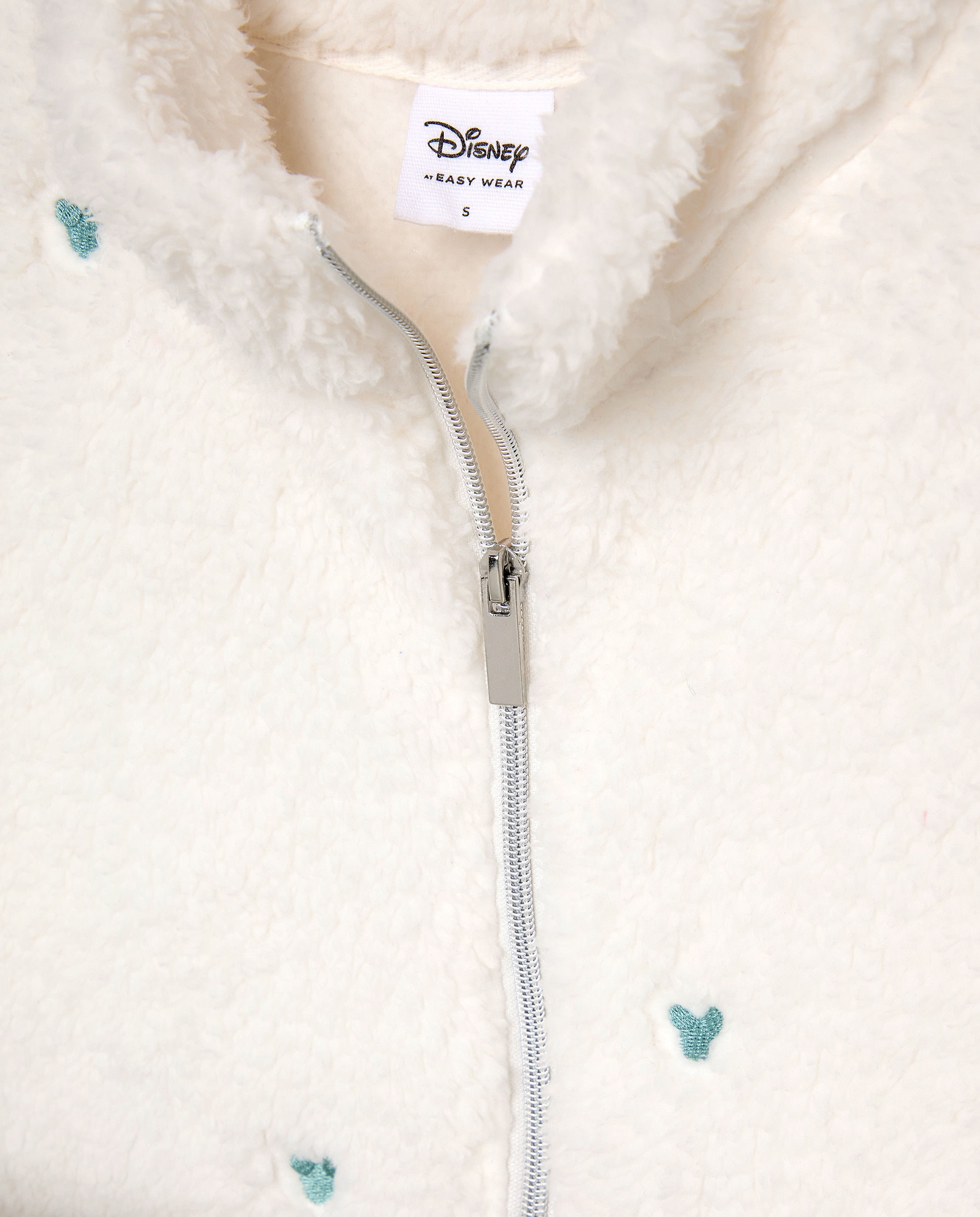 Chaqueta de mujer Mickey cabecitas bordadas - Easy Wear - 120 Crudo 120 Crudo-2