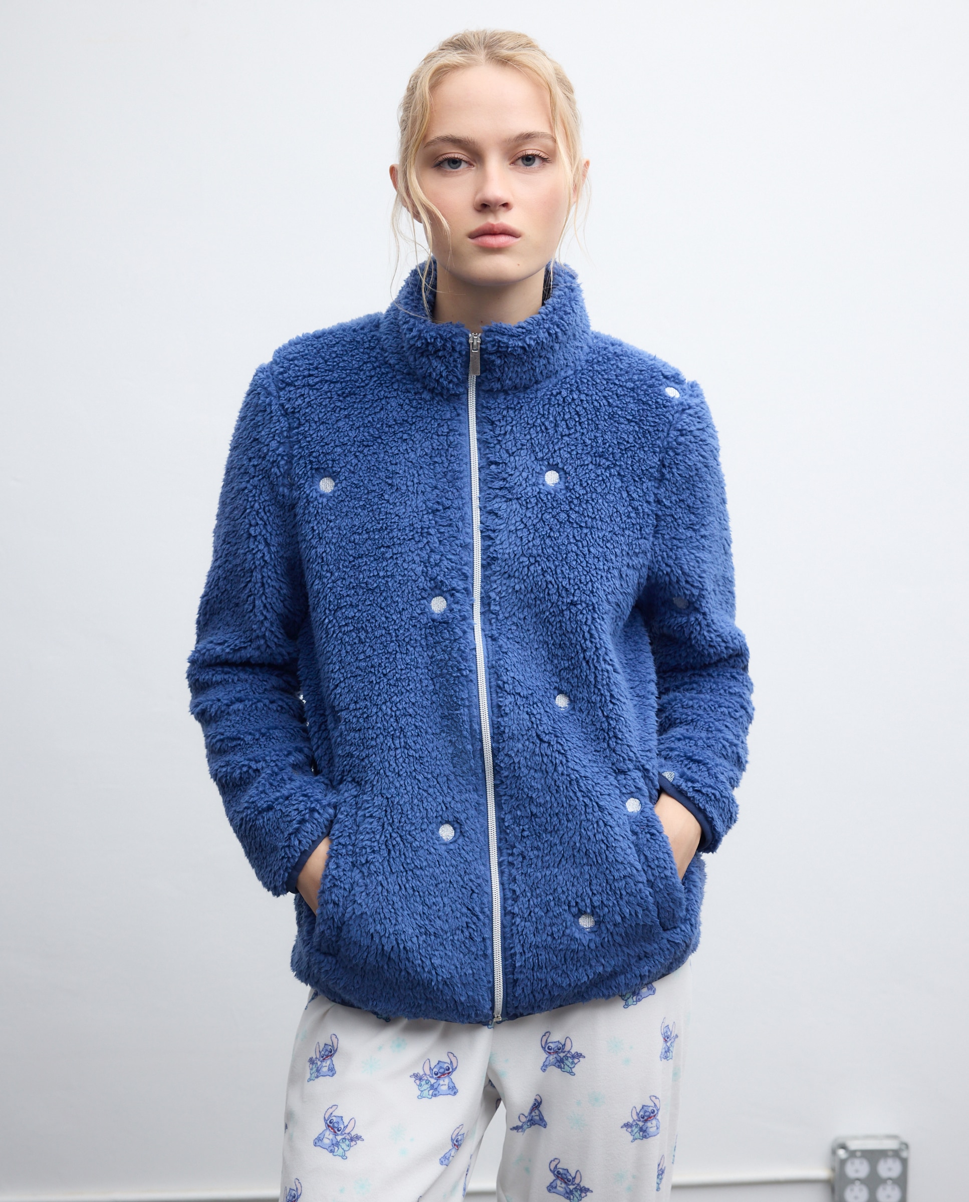 Chaqueta bordada de mujer - Easy Wear - 400 Azul 400 Azul-2