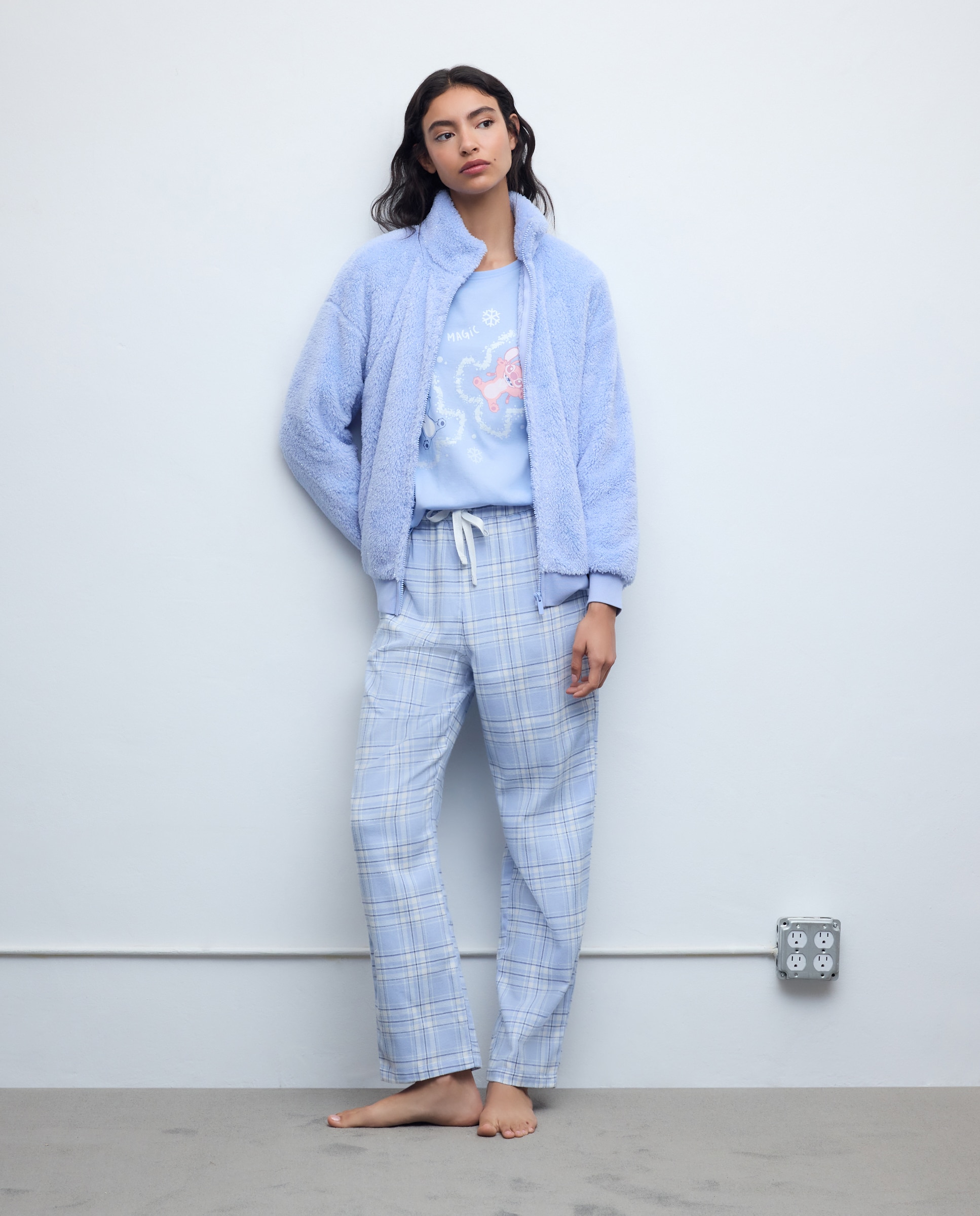 Chaqueta de mujer lurex - Easy Wear - 400 Azul 400 Azul-2