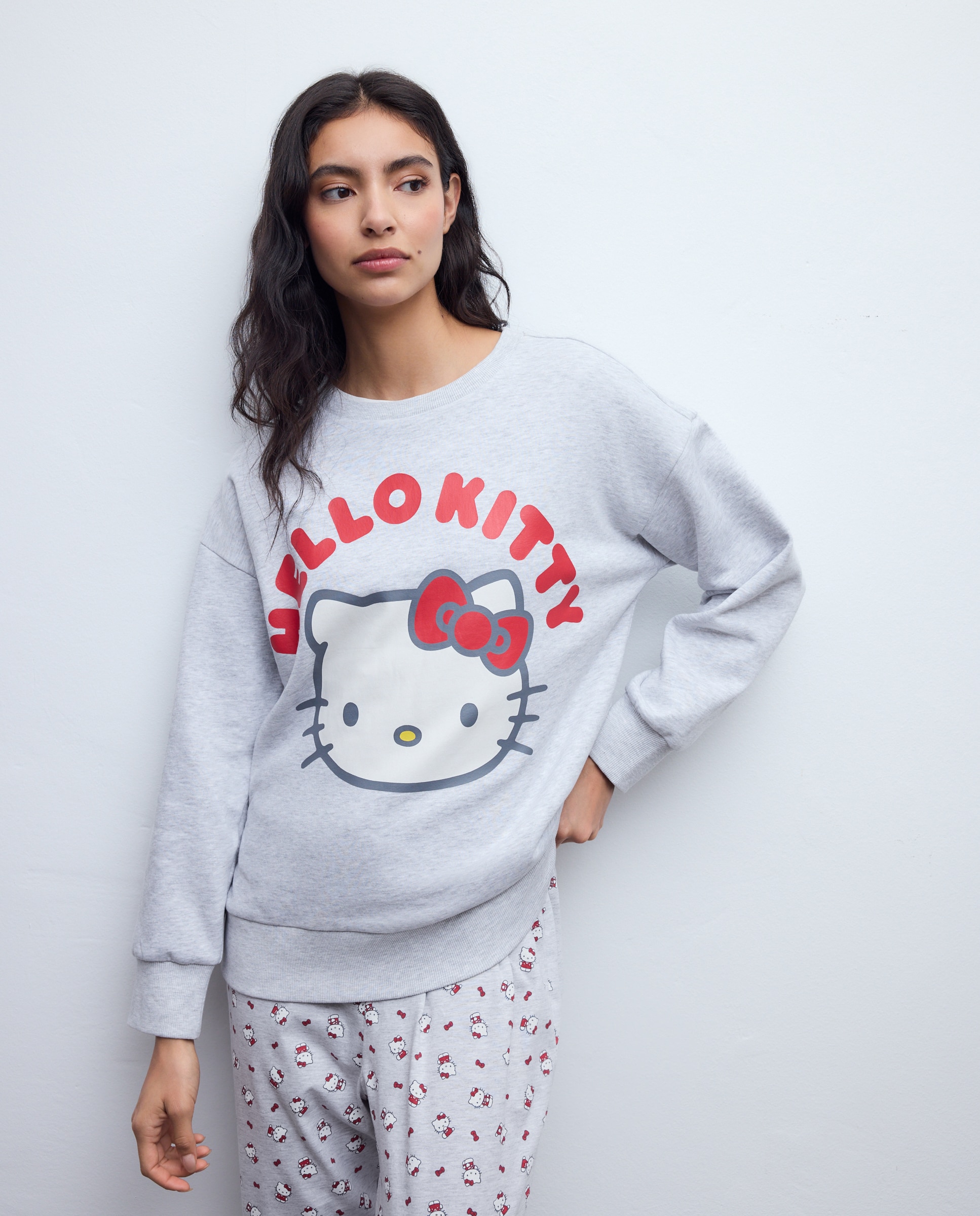Imagen 0 de Sudadera mujer Hello Kitty 820 Gris medio