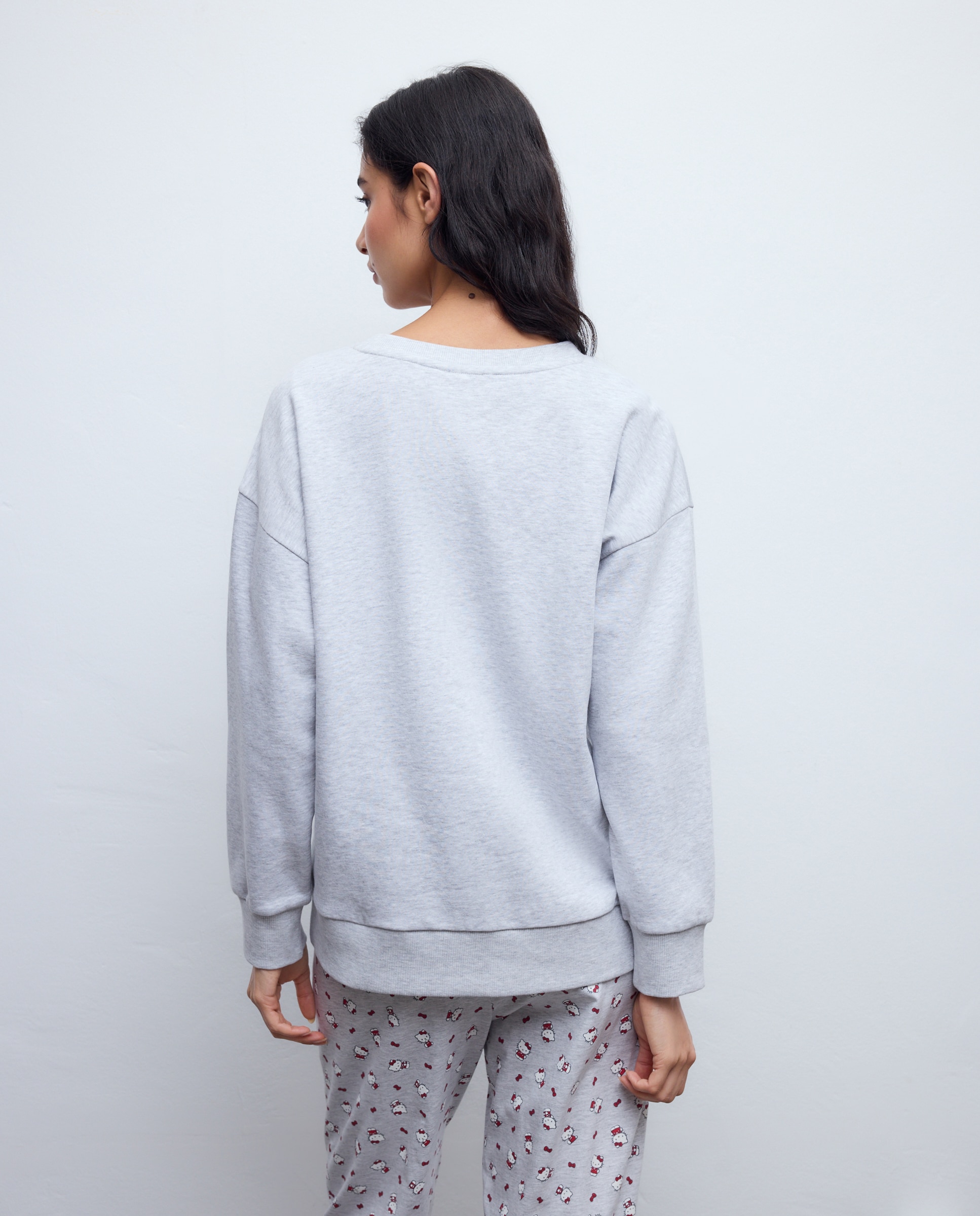 Sudadera mujer Hello Kitty - Easy Wear - 820 Gris medio 820 Gris medio-3