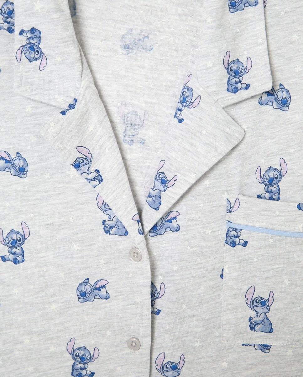 Pijama Completo Stitch Cinzento-claro-5