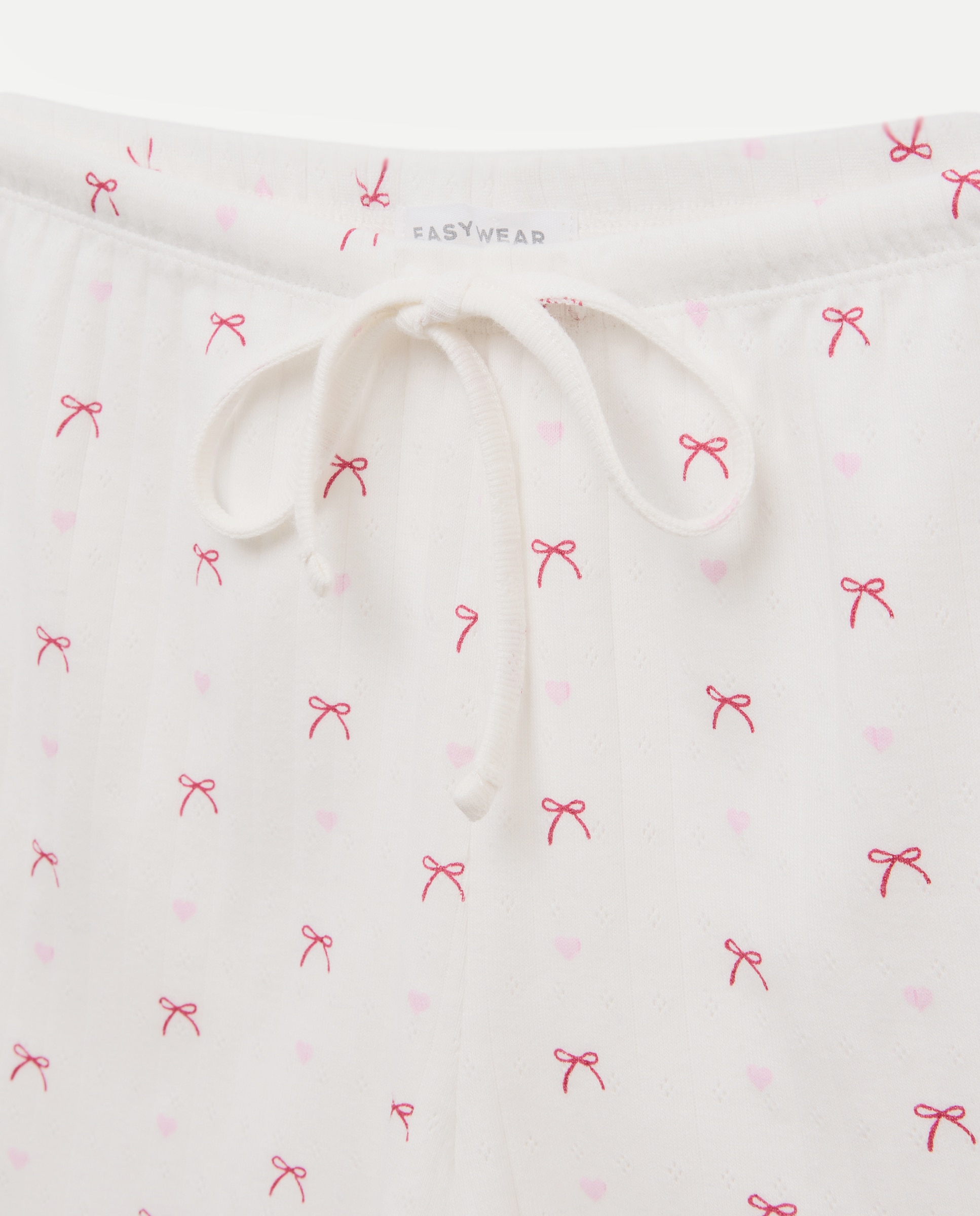 Pijama lazos y corazones - Easy Wear - 120 Crudo 120 Crudo-2