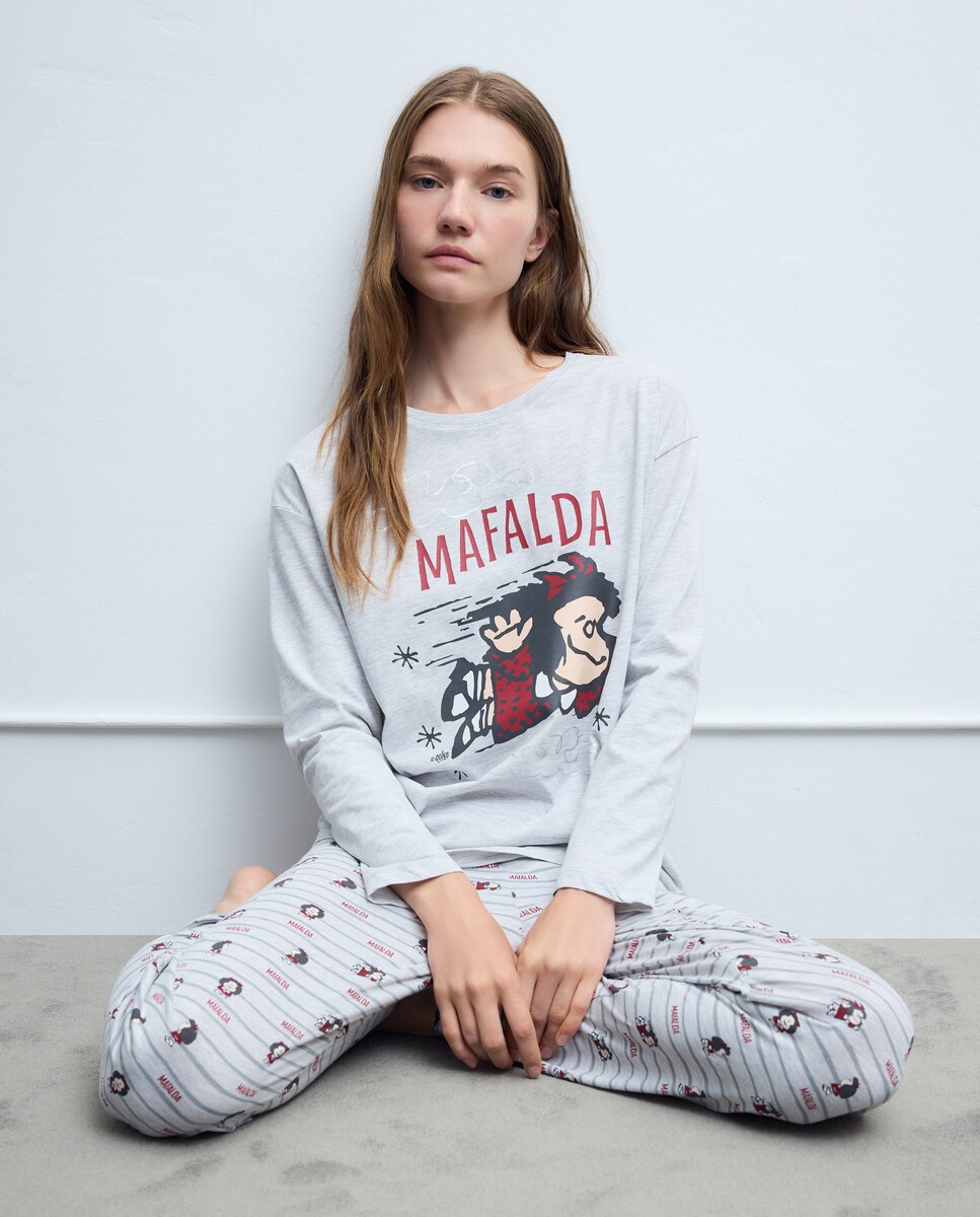 Pijama completo de mujer Mafalda · Easy Wear · El Corte Inglés