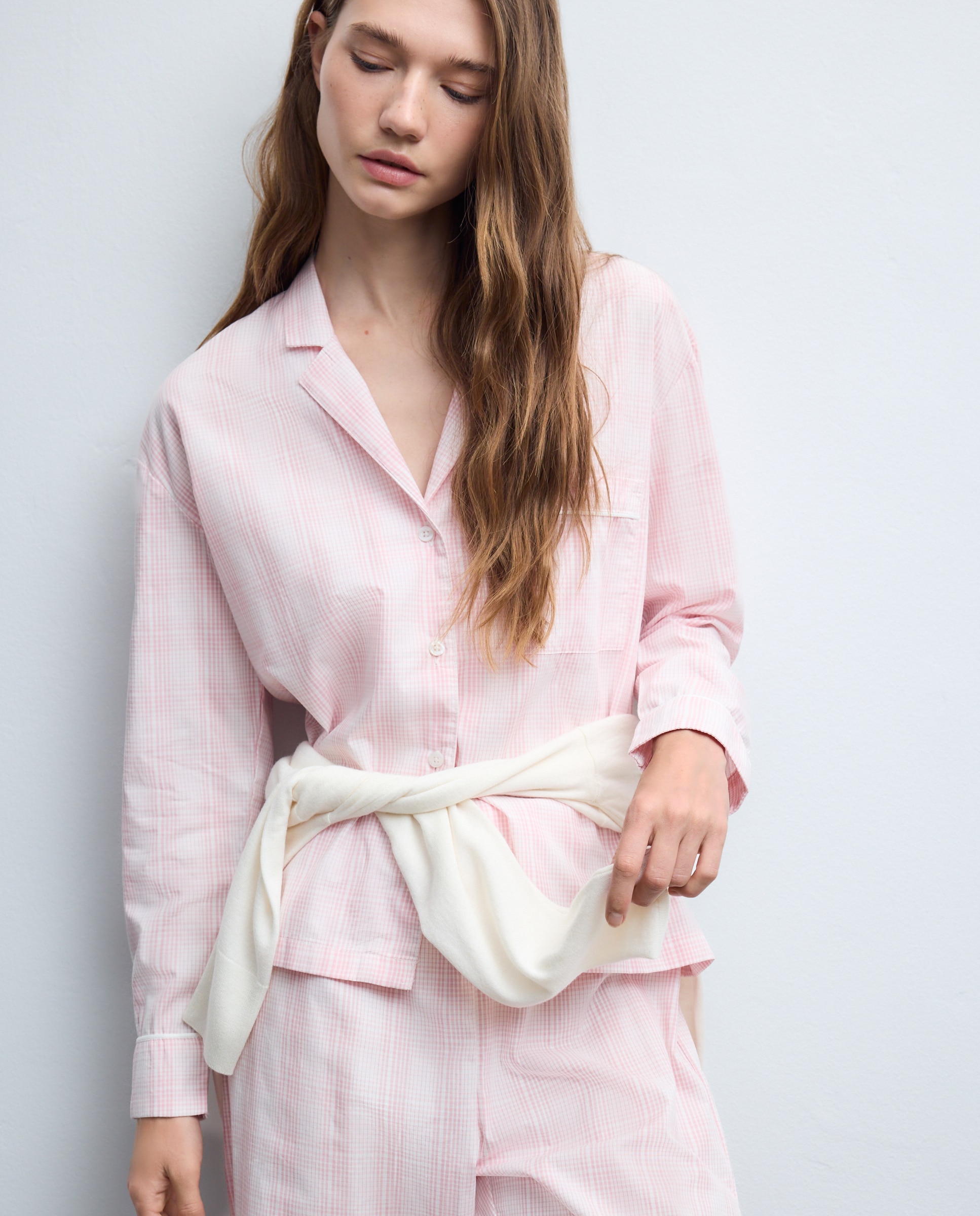 Pijama completo comprido estampado 230 Rosa Escuro-2