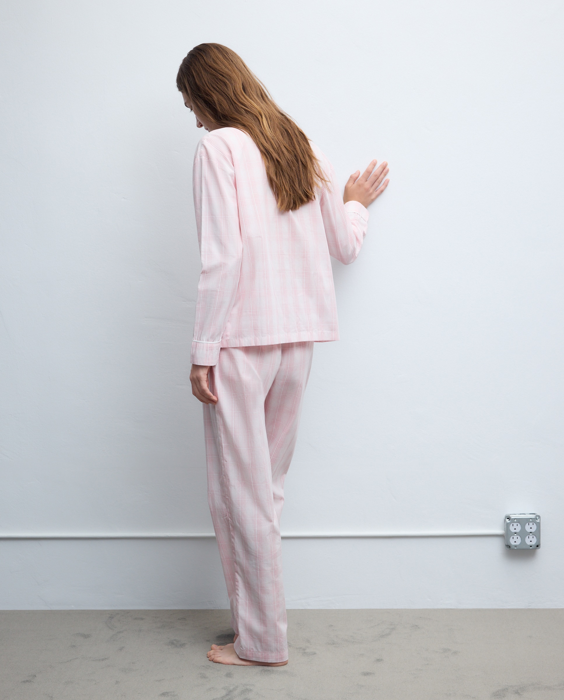 Pijama completo comprido estampado 230 Rosa Escuro-3