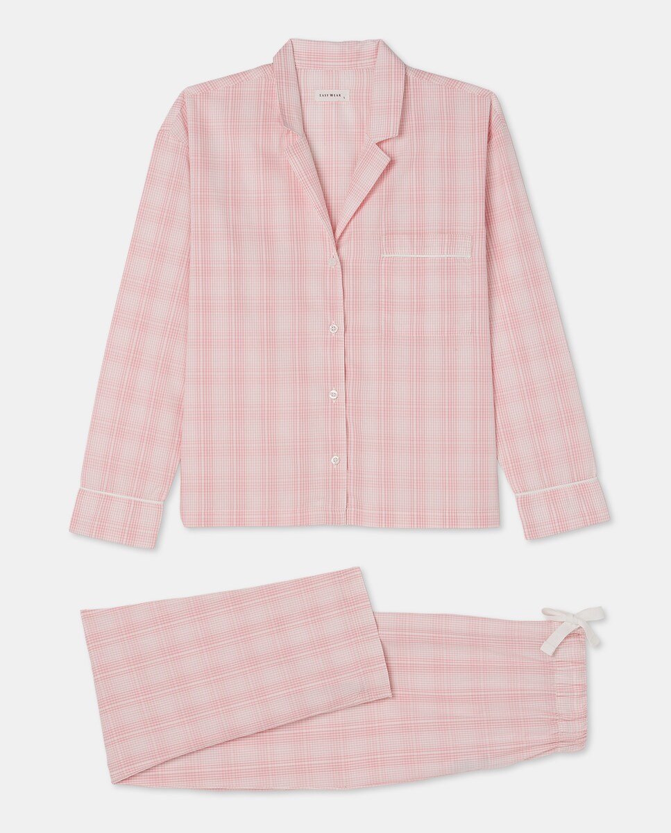 Pijama completo comprido estampado 230 Rosa Escuro-4