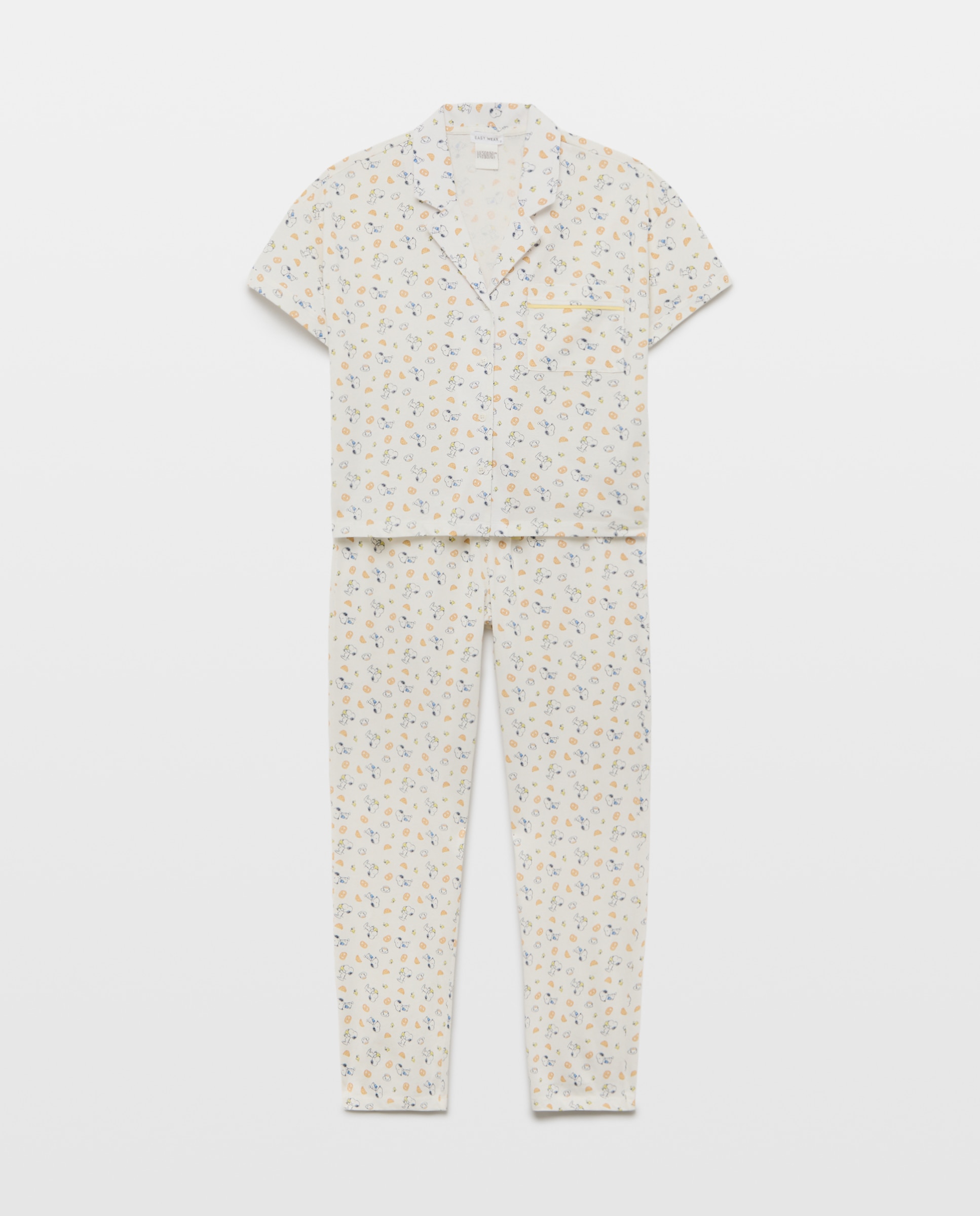 Pijama Snoopy de mujer - Easy Wear - 120 Crudo 120 Crudo-3