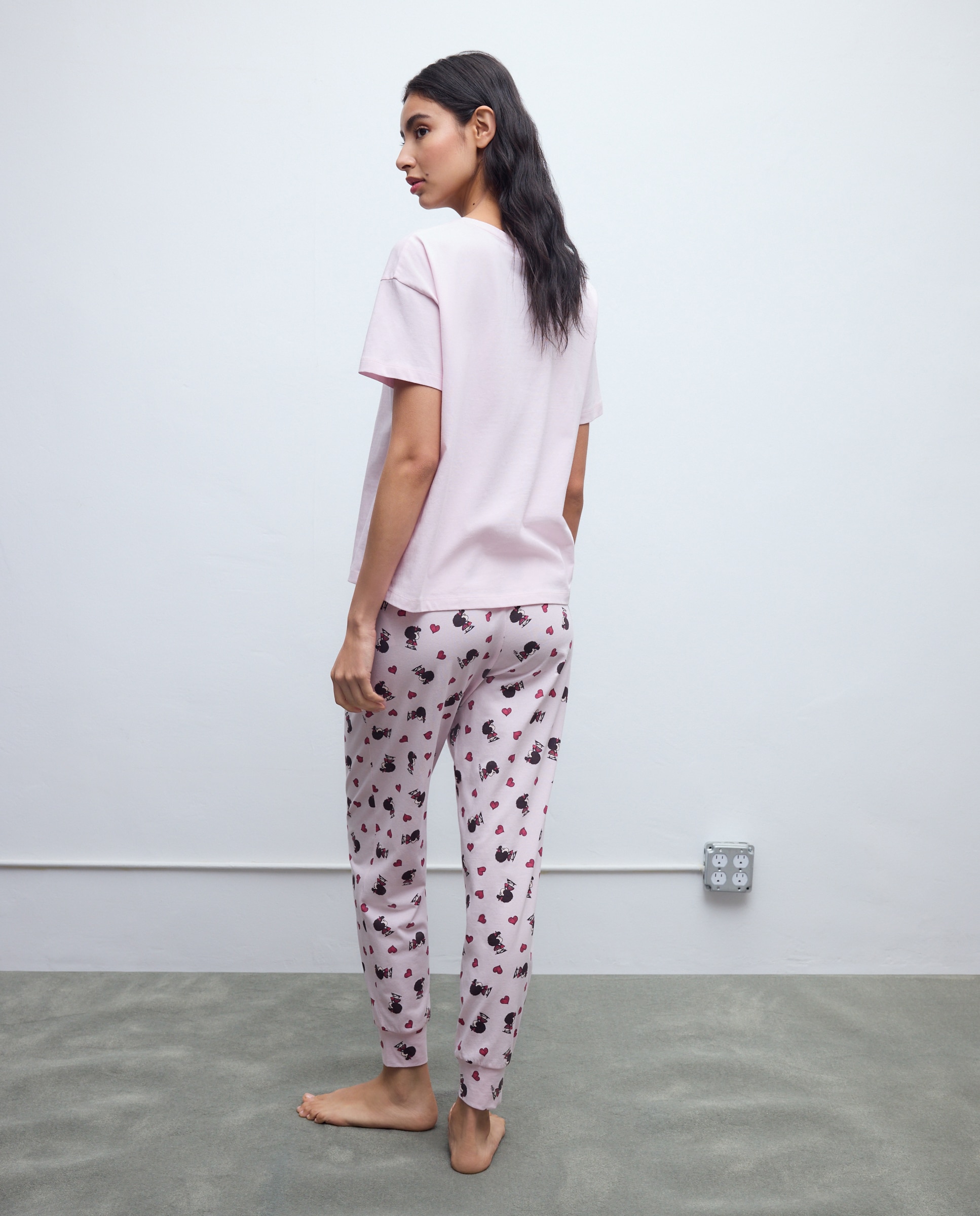 Pijama Mafalda y corazon - Easy Wear - 200 Rosa 200 Rosa-2