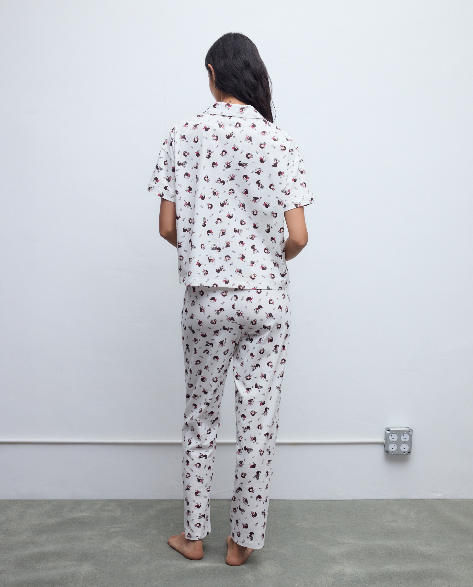 Pijama Mafalda de mujer - Easy Wear - 120 Crudo 120 Crudo-3