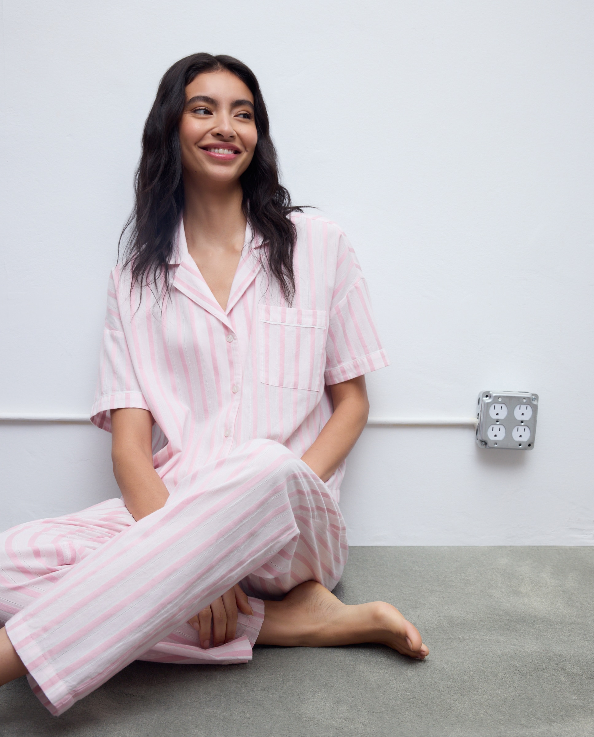 Pijama completo rayas de mujer - Easy Wear - 200 Rosa 200 Rosa-2
