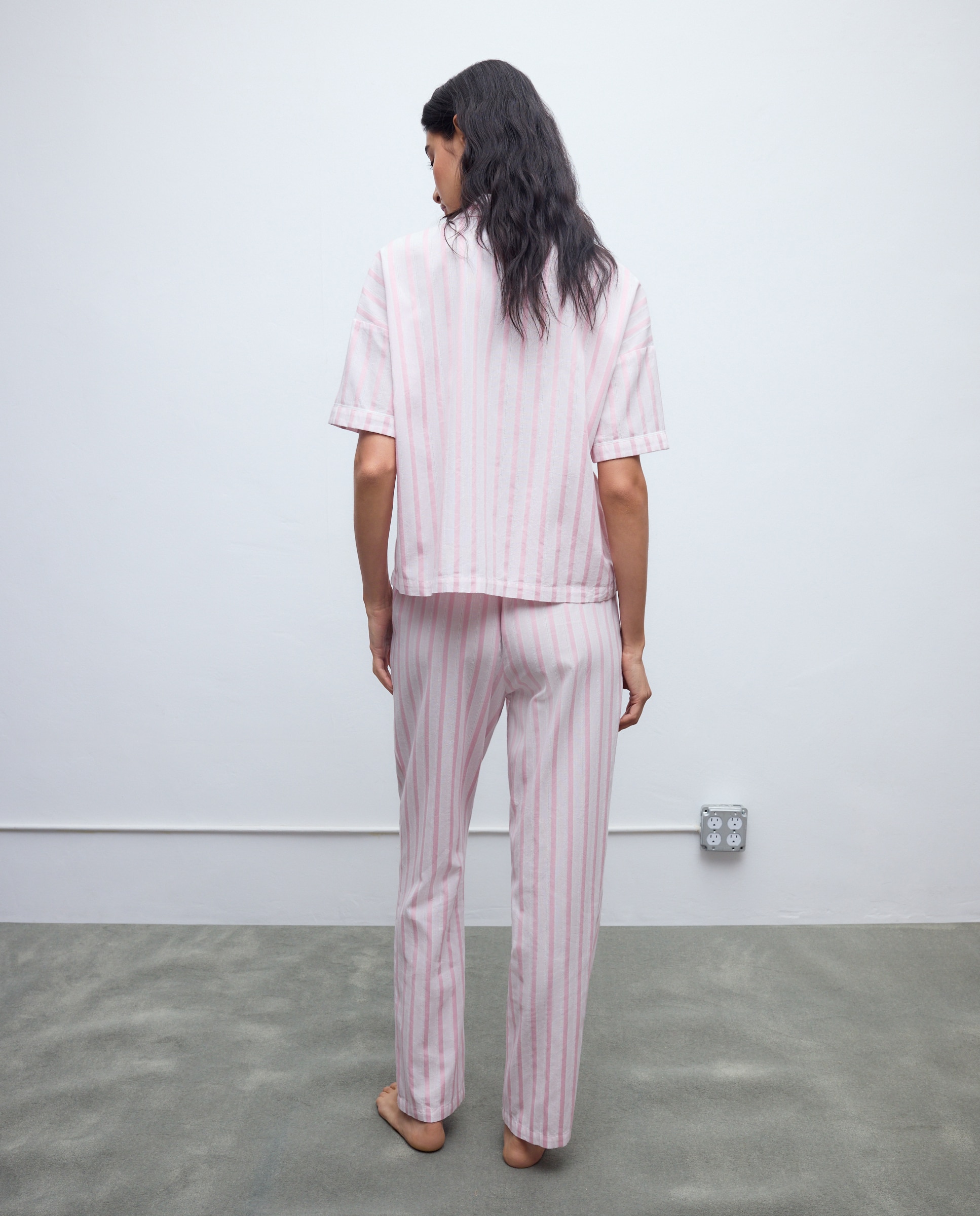 Pijama completo rayas de mujer - Easy Wear - 200 Rosa 200 Rosa-3