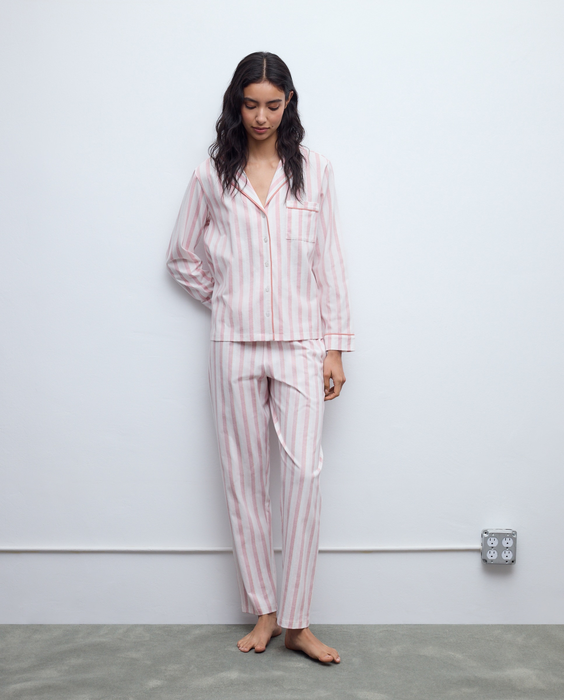 Imagem 0 de Pijama Completo às Riscas