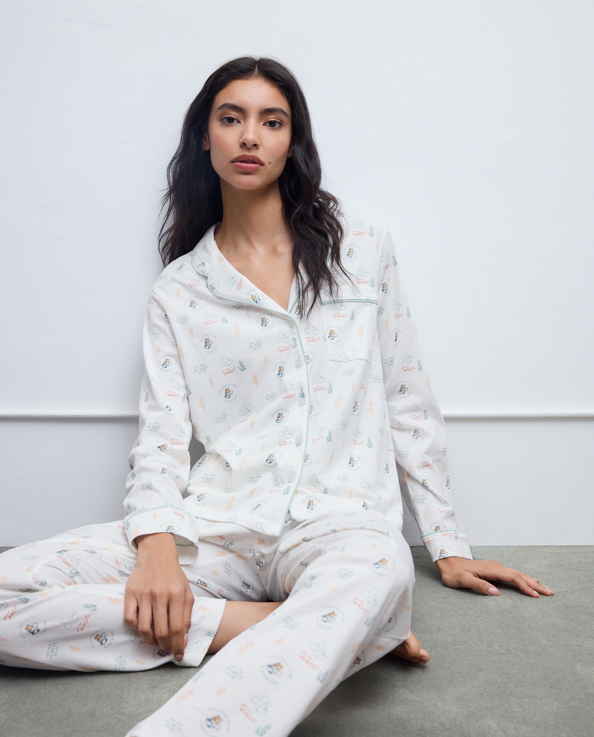 Pijama de mujer Mickey & Minnie - Easy Wear - 120 Crudo 120 Crudo-1