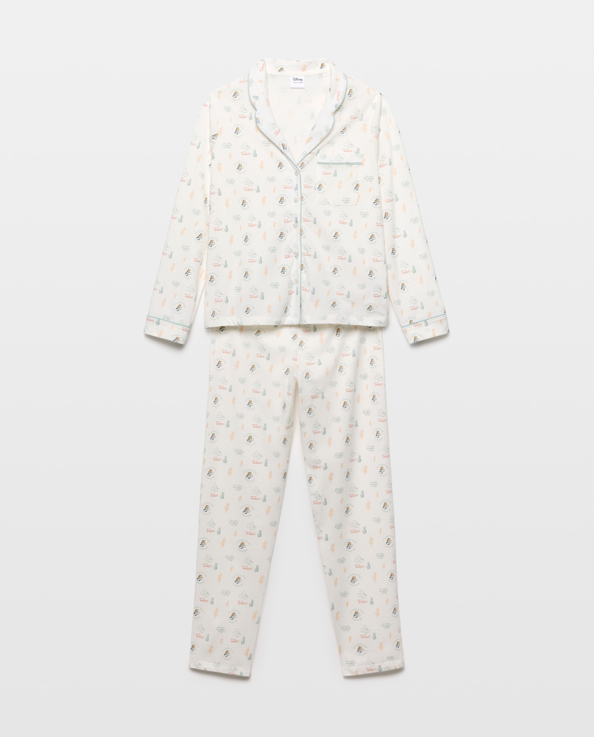 Pijama de mujer Mickey & Minnie - Easy Wear - 120 Crudo 120 Crudo-4