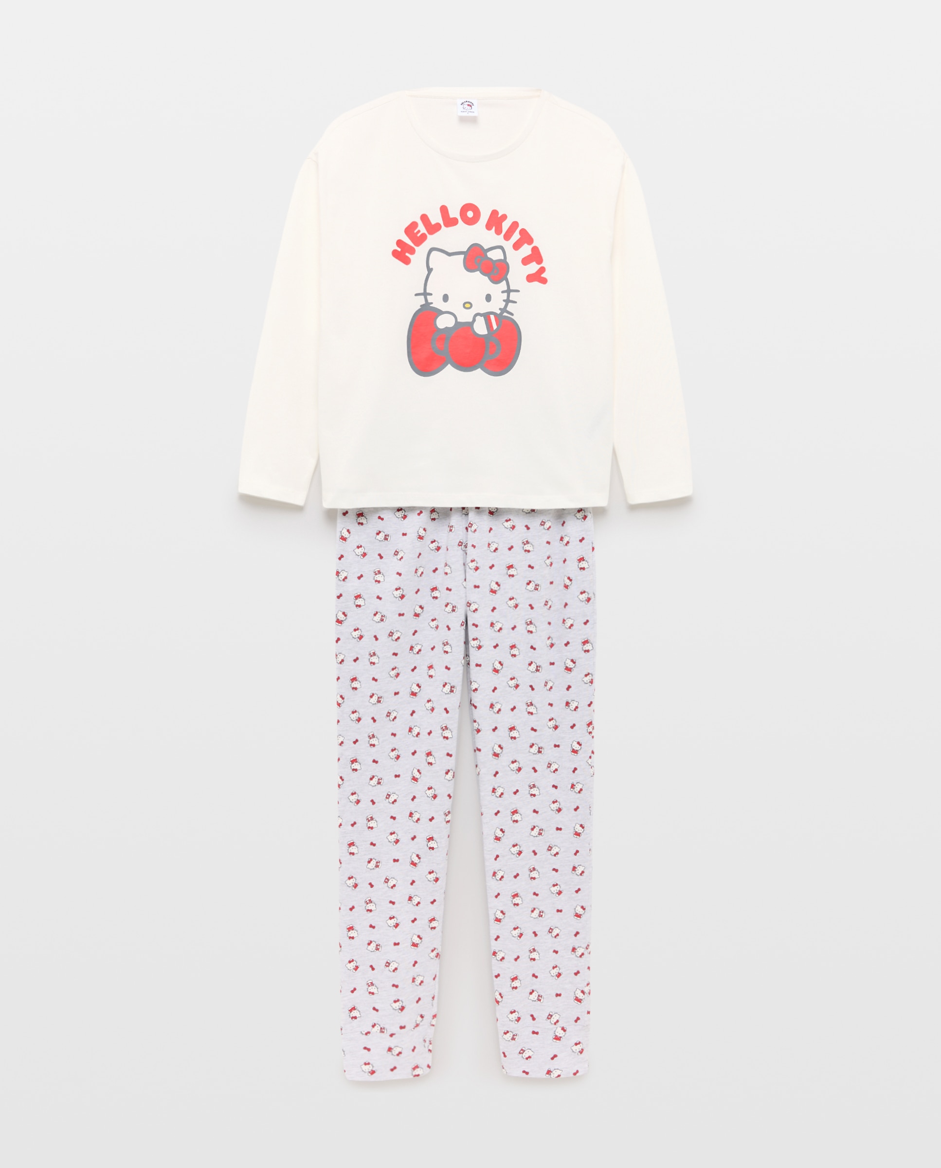 Pijama Completo Hello Kitty 120 Cru-3