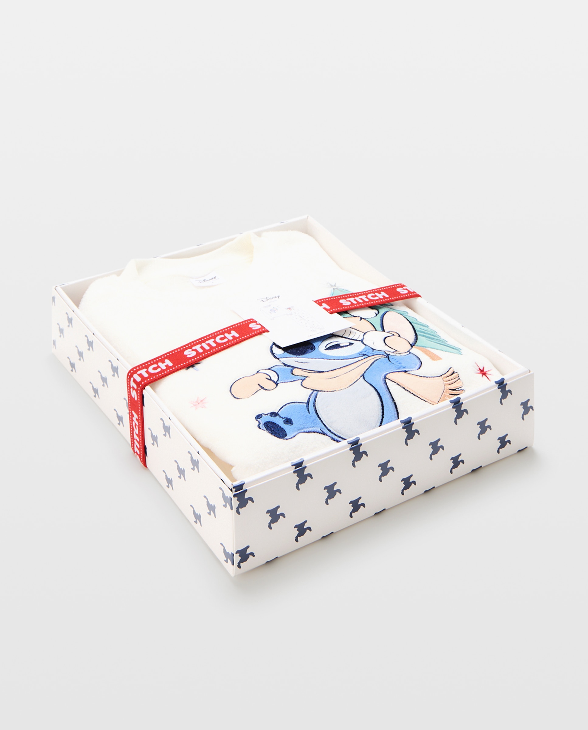 Pijama Stitch Neve 120 Cru-6