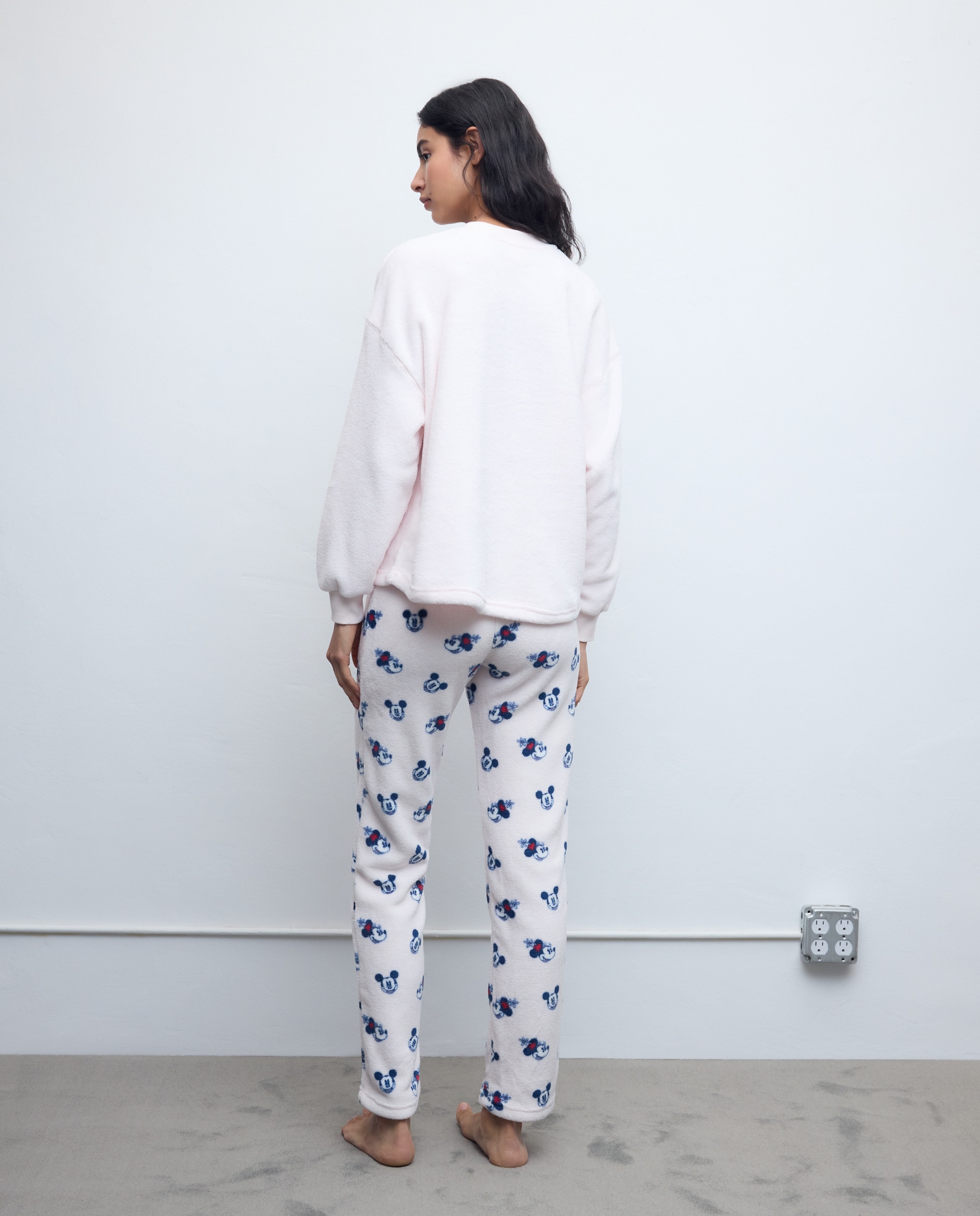 Pijama Mickey & Minnie Ski 200 Rosa-2