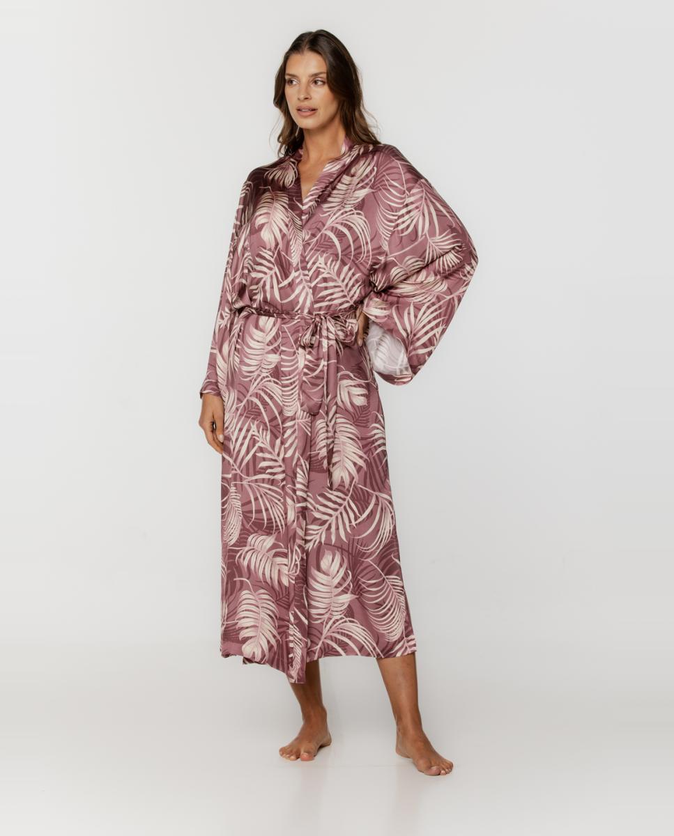 Imagem 0 de Robe Comprido Estampado