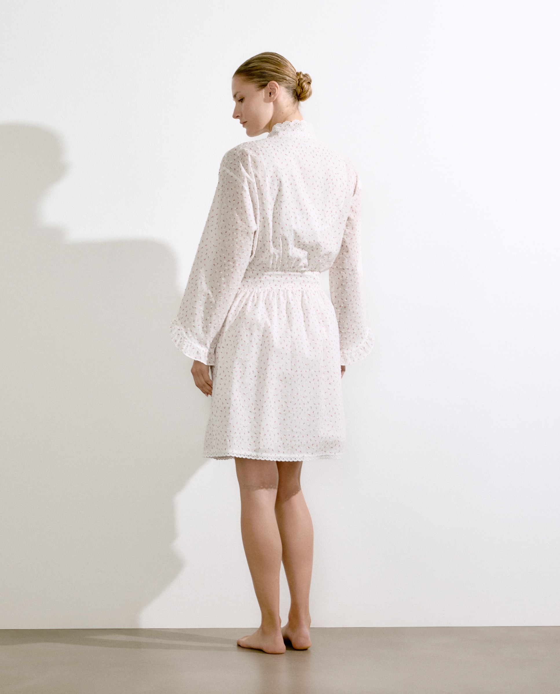 Robe Curto com Laço Rosa-claro-2