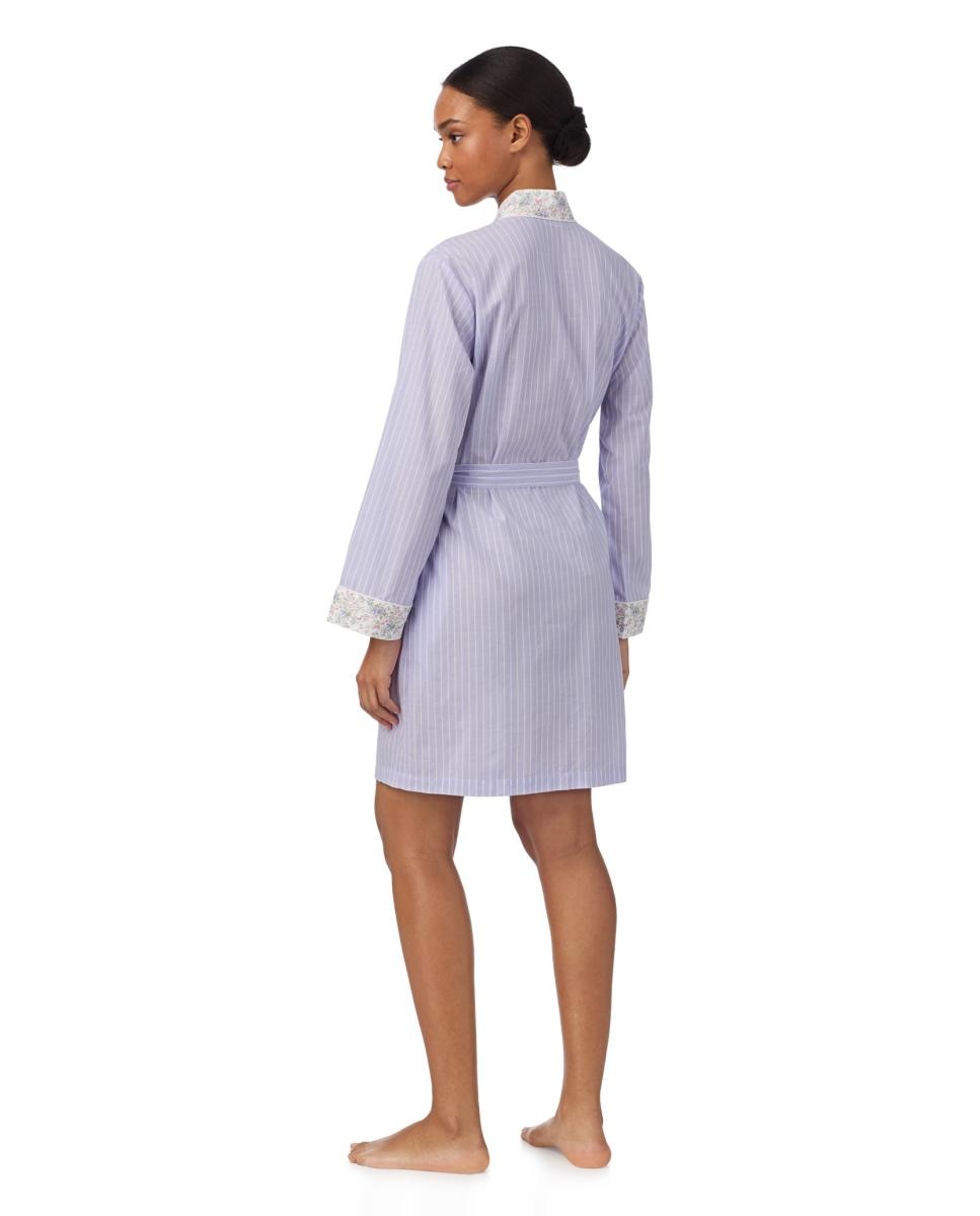 Robe Curto de Algodão e Viscose Lilás-3