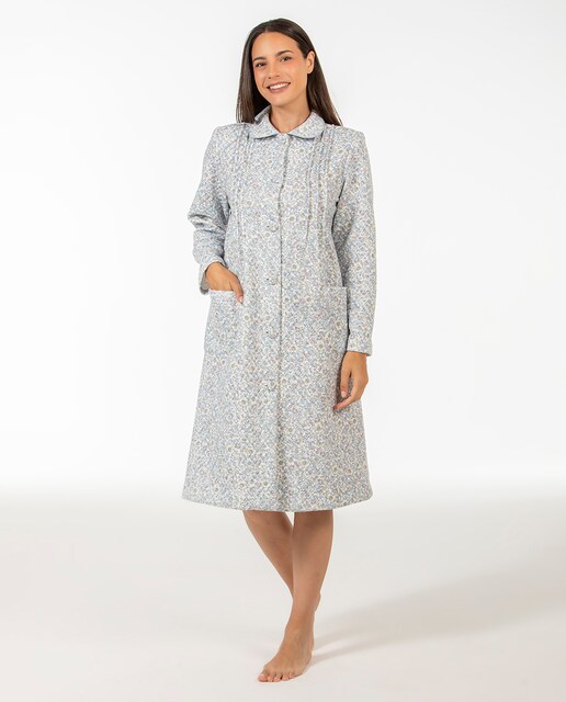 Imagen 0 de Bata corta de mujer con cuello bebé