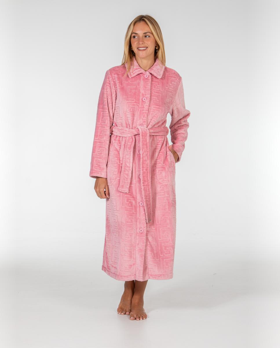 Imagen 0 de Bata corta de mujer. Rosa