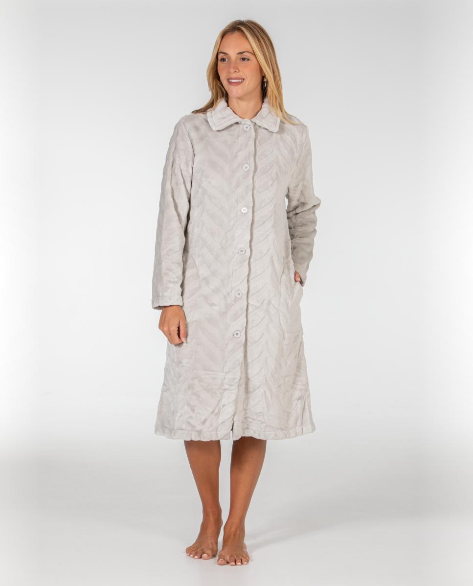 Imagen 0 de Bata corta de mujer Gris
