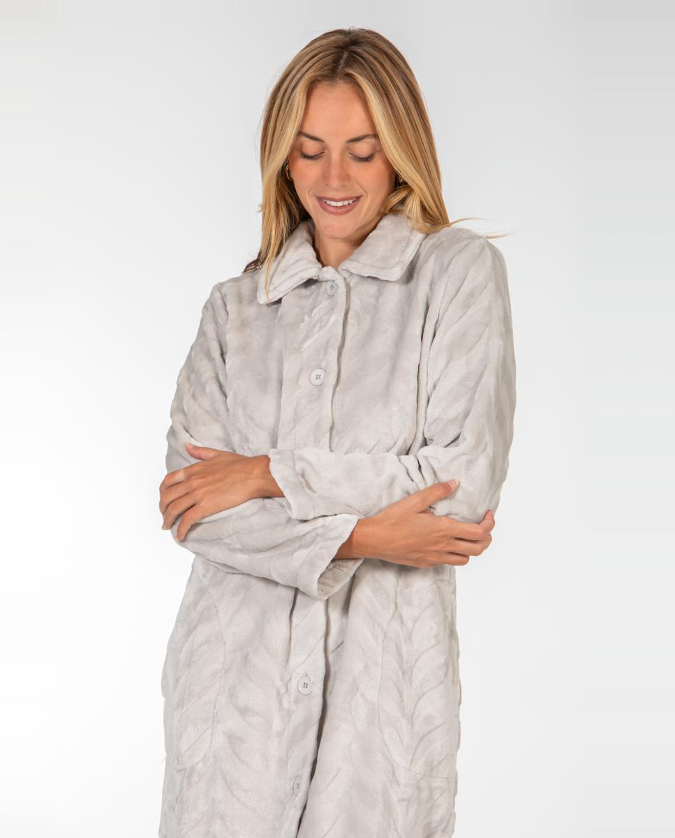 Bata corta de mujer - Mitjans - Gris Gris-3