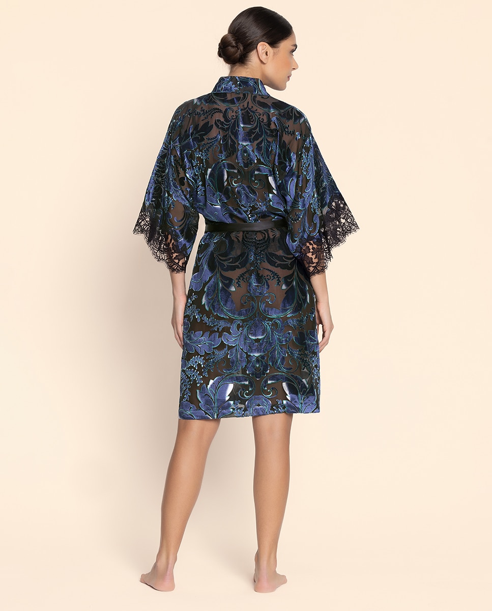 Bata kimono seda - Lise Charmel - Negros Negros-2
