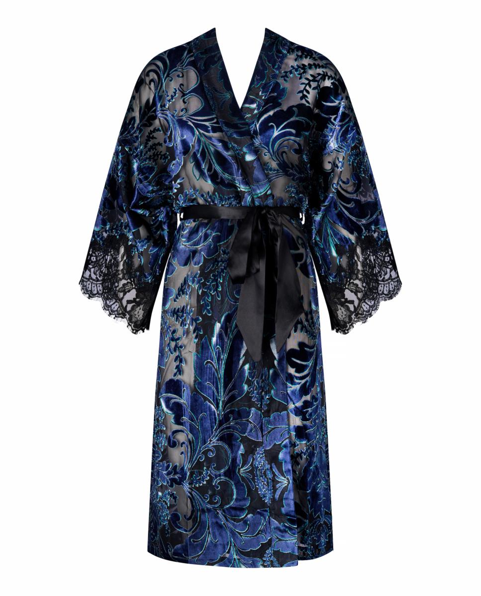 Imagem 0 de Robe Tipo Kimono de Seda