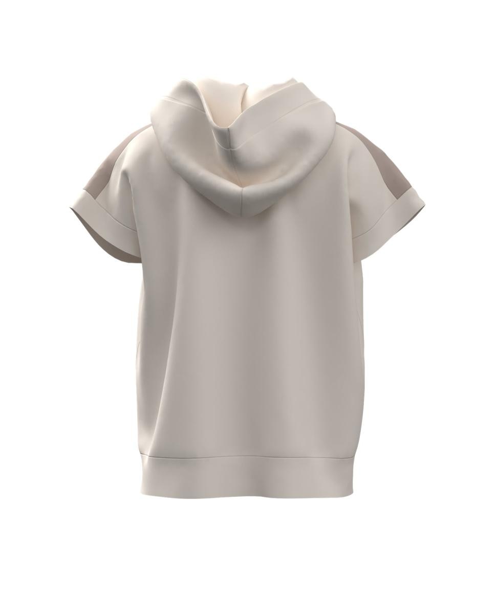 T-shirt de Pijama de Modal com Manga Curta Branco-2