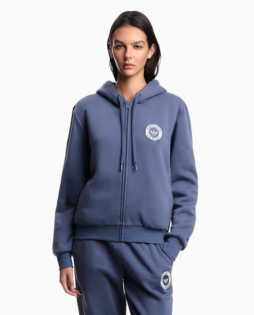 Imagem 0 de Sweatshirt Homewear Aberta com Capuz