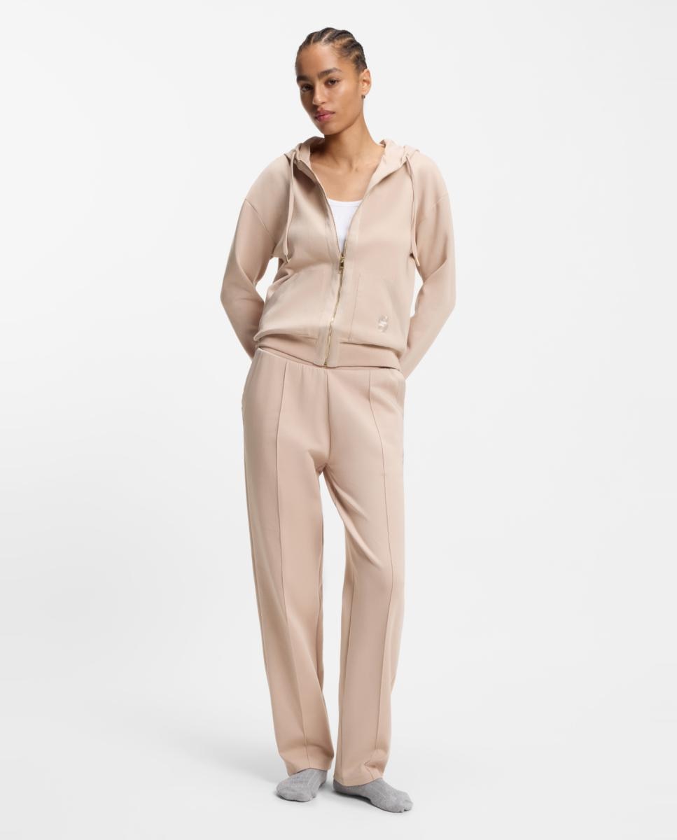 Calças Homewear de Algodão Rosa-3