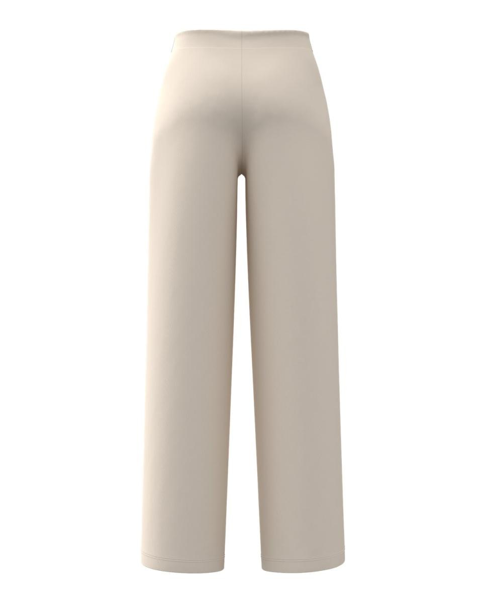 Calças de Pijama em Viscose Branco-3