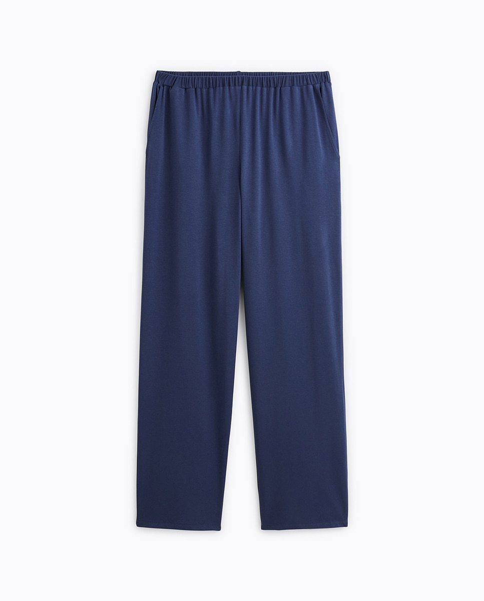 Calças de Pijama Organic Cotton Azul-5