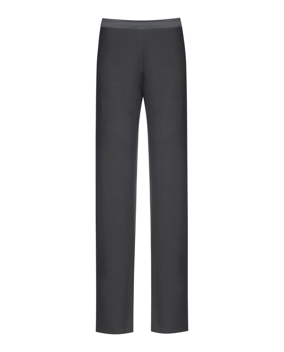 Calças de Pijama com Perna Regular Cinzento-escuro-4