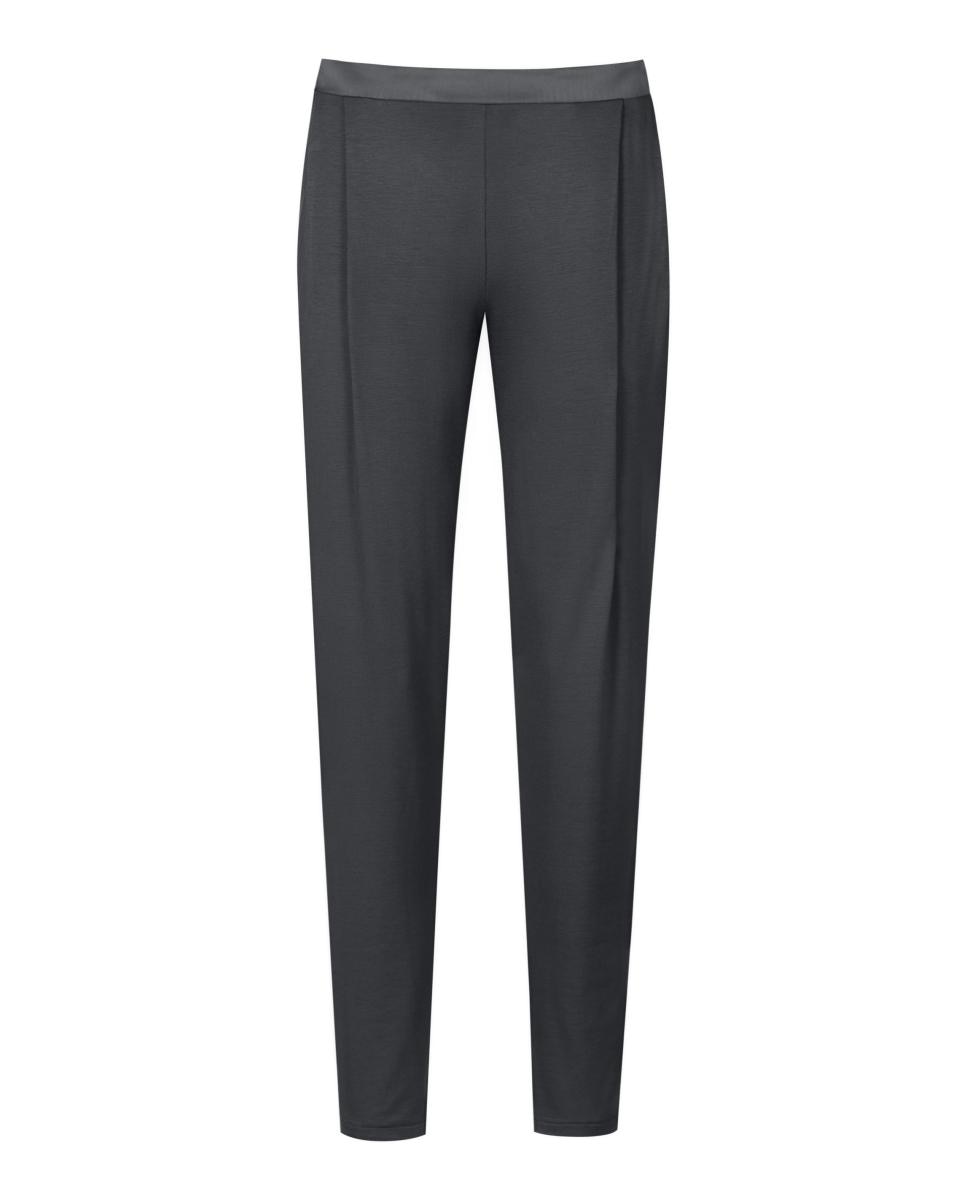 Calças Joggers de Pijama Pelo Tornozelo com Estampado Cinzento-escuro-4