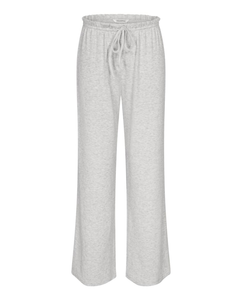 Calças de Pijama Confecionadas em Materiais Recicláveis Cinzento-claro-4