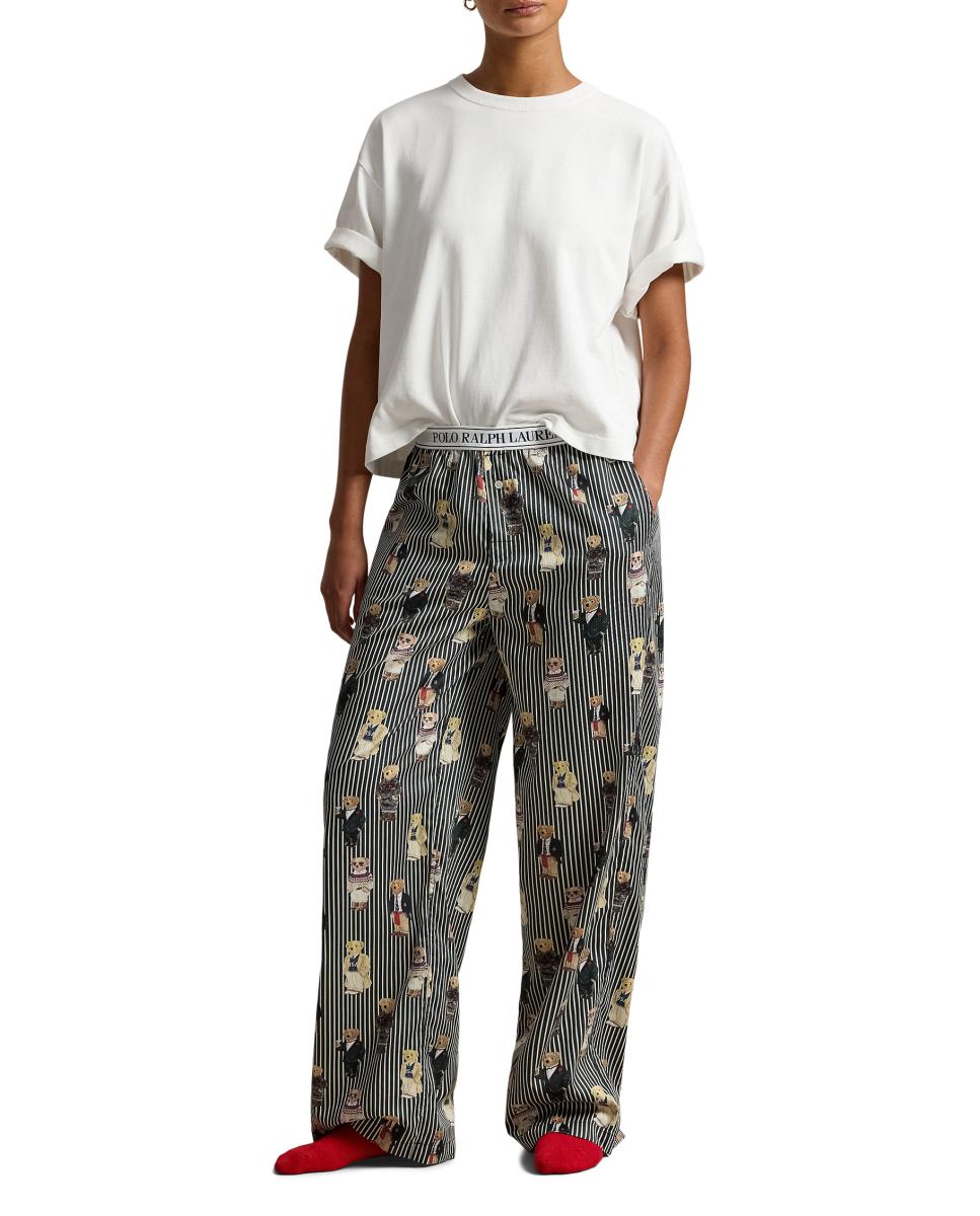Imagen 1 de Pantalón de pijama de mujer Polo Bear Verde oscuro