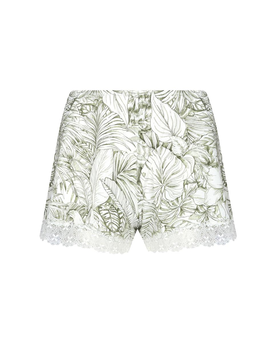 Calções de Pijama Bambu com Renda Natural-2