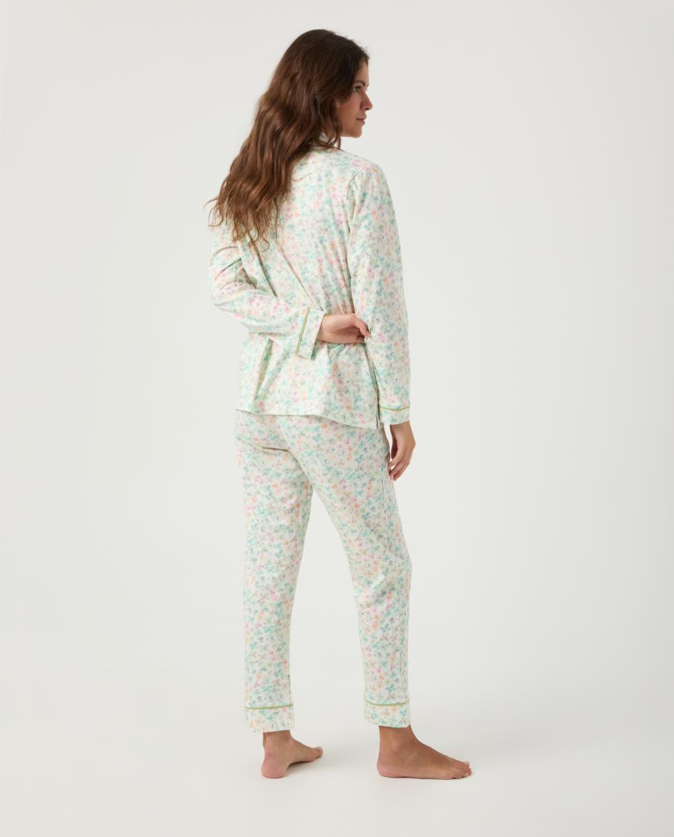 Pijama de Malha Branco-2