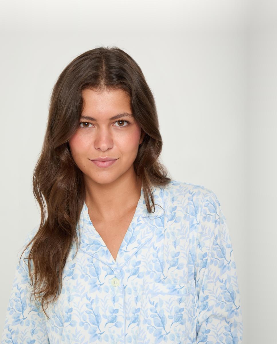 Pijama de Malha Branco-3