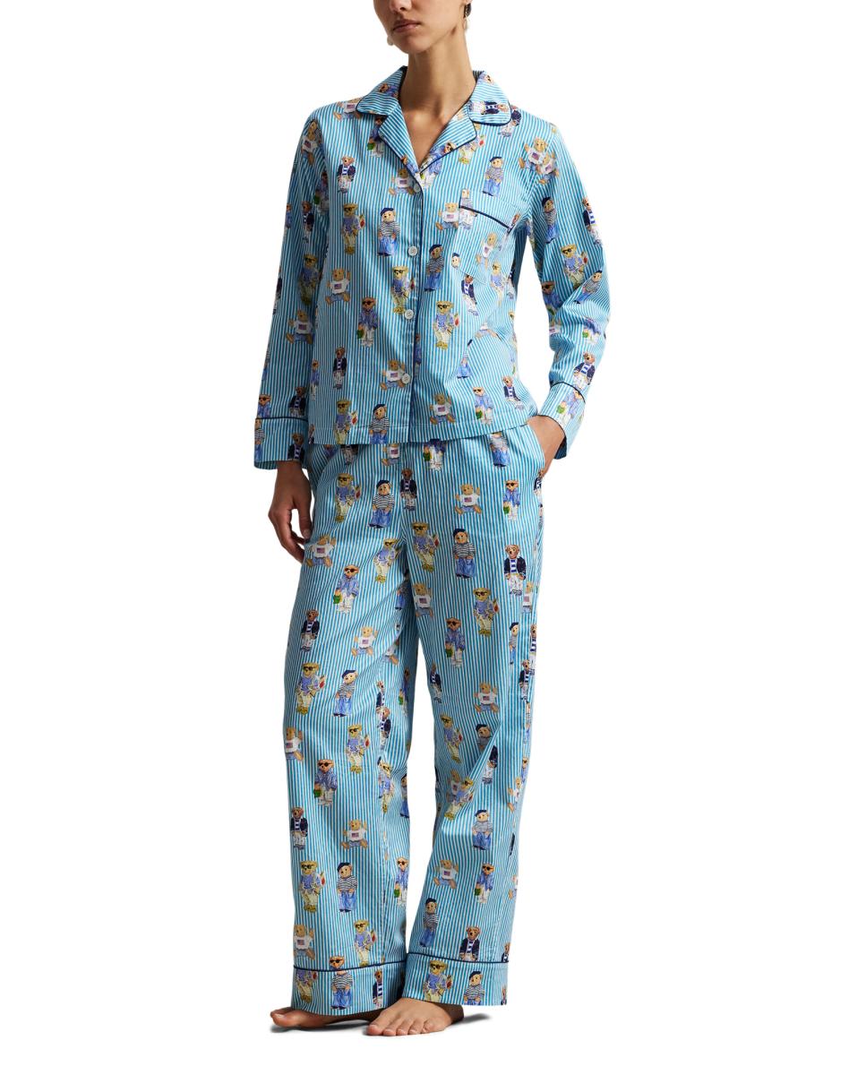 Imagem 0 de Pijama de Cetim com Polo Bear
