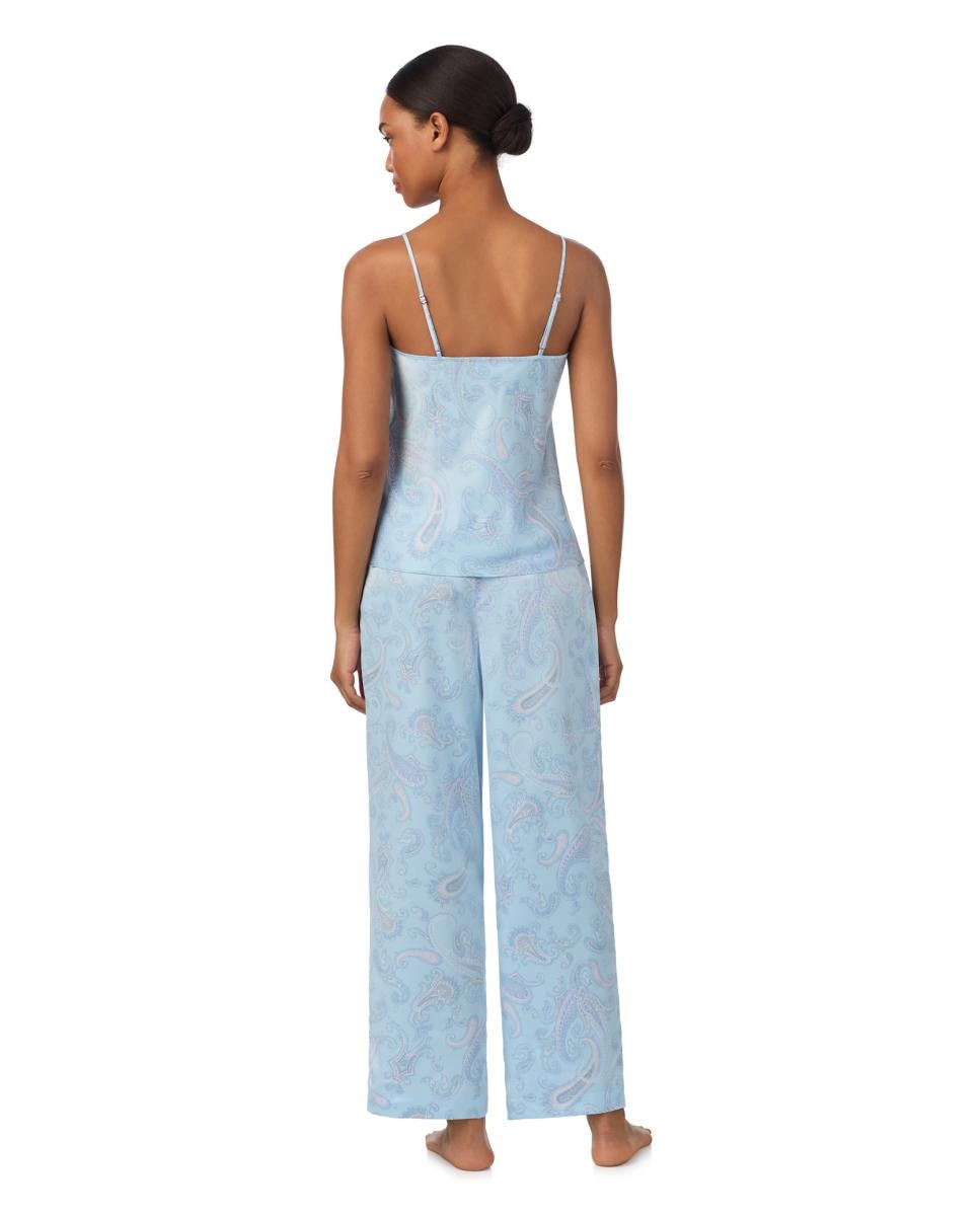 Pijama de alças Azul-claro-3