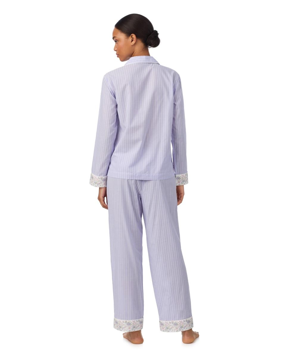 Pijama de Algodão e Viscose Lilás-2