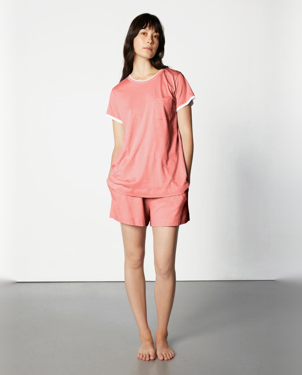 Imagem 0 de Pijama de Manga Curta com Calções