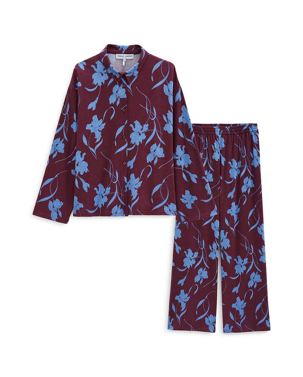 Calças de pijama Vermelho-4