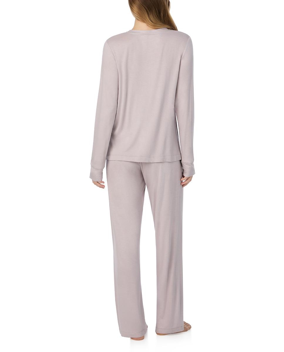 Pijama de Viscose Rosa-2
