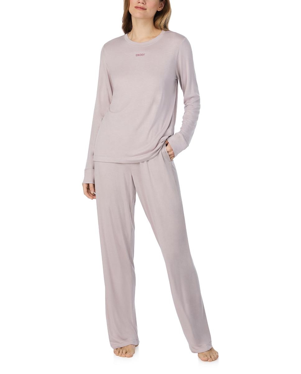 Pijama de Viscose Rosa-3